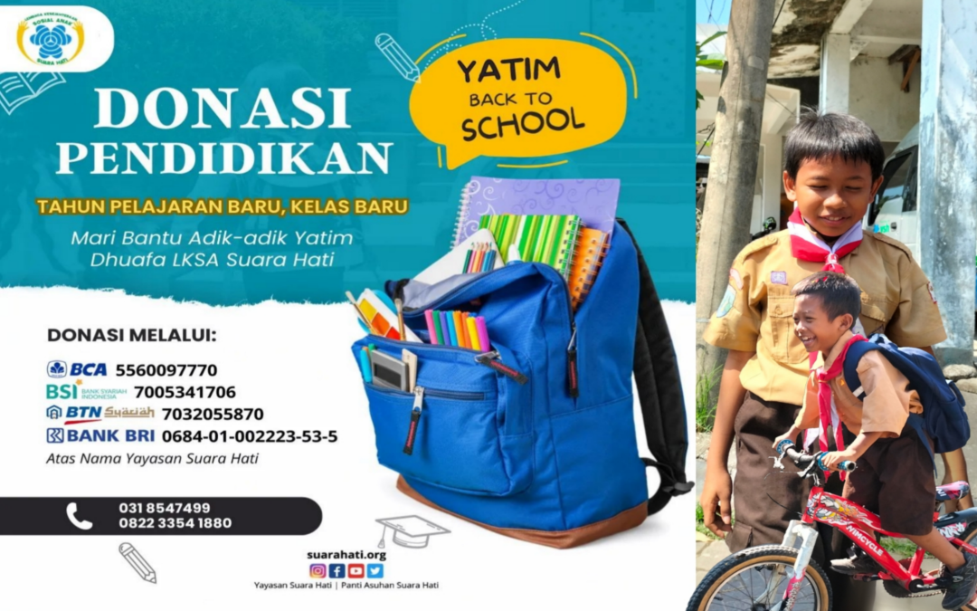 Donasi untuk YATIM BACK TO SCHOOL